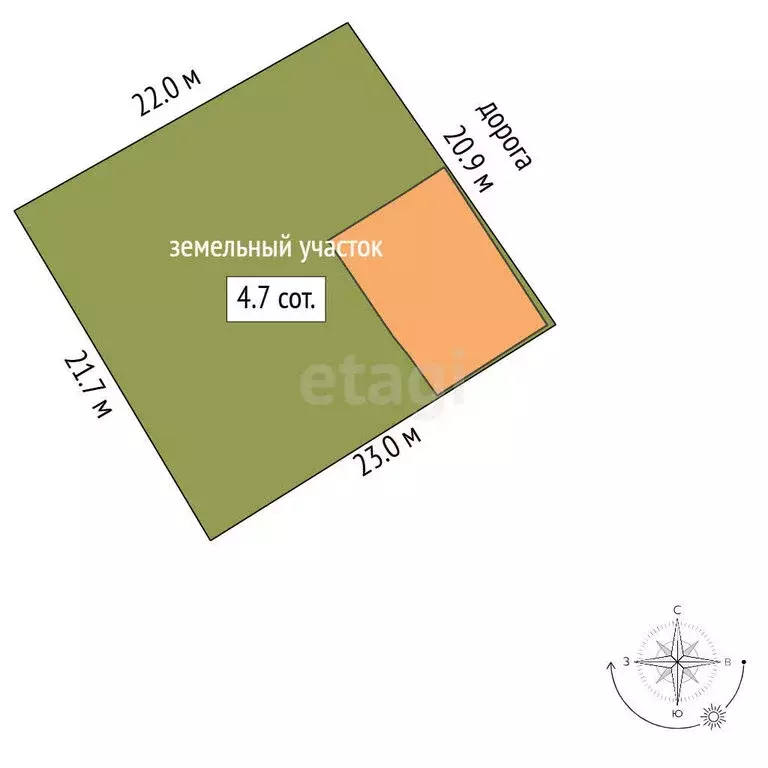 Дом в Омск, 25-я Рабочая улица (66.6 м) - Фото 1