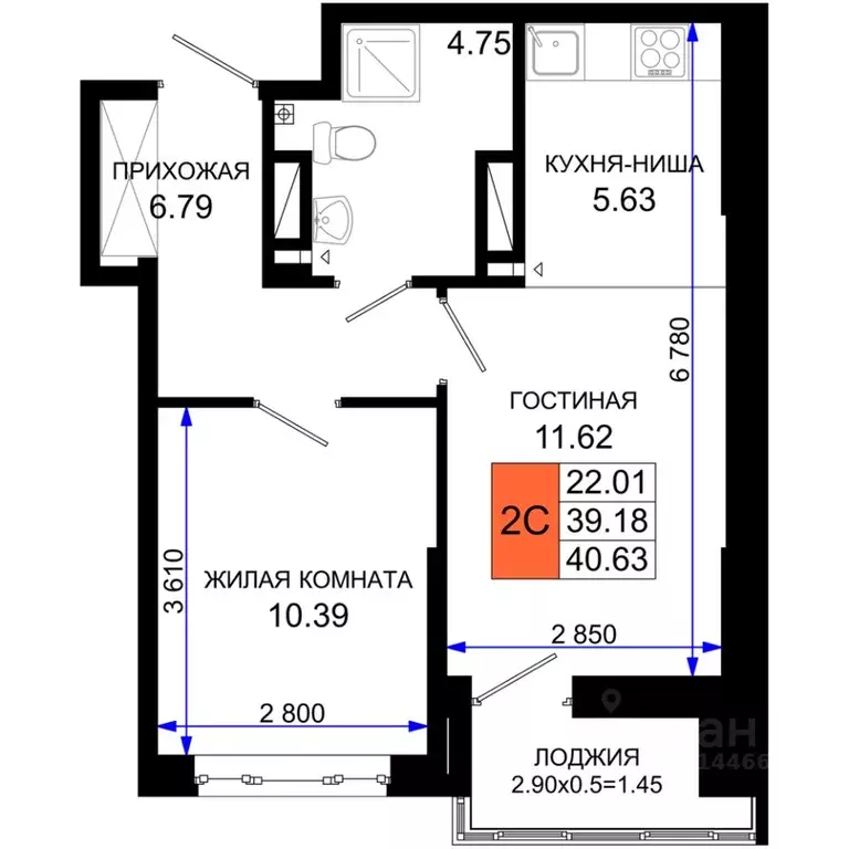 1-к кв. Ростовская область, Ростов-на-Дону Элеваторный пер., 6/2с ... - Фото 0