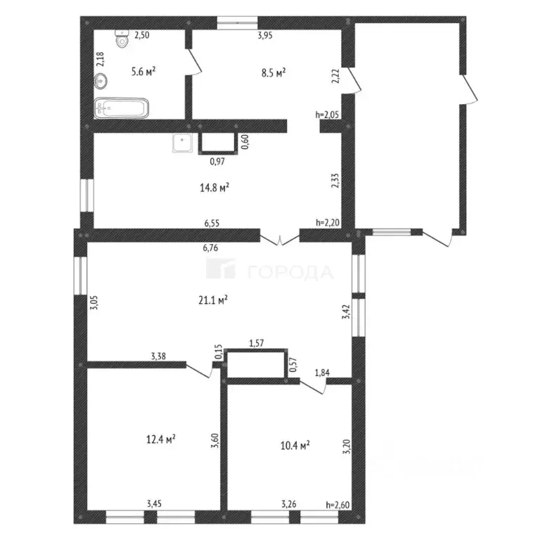 Дом в Алтайский край, Барнаул ул. Аванесова, 120 (70 м) - Фото 2