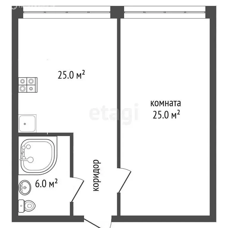 1-комнатная квартира: Анапа, Владимирская улица, 154к3 (56 м) - Фото 1
