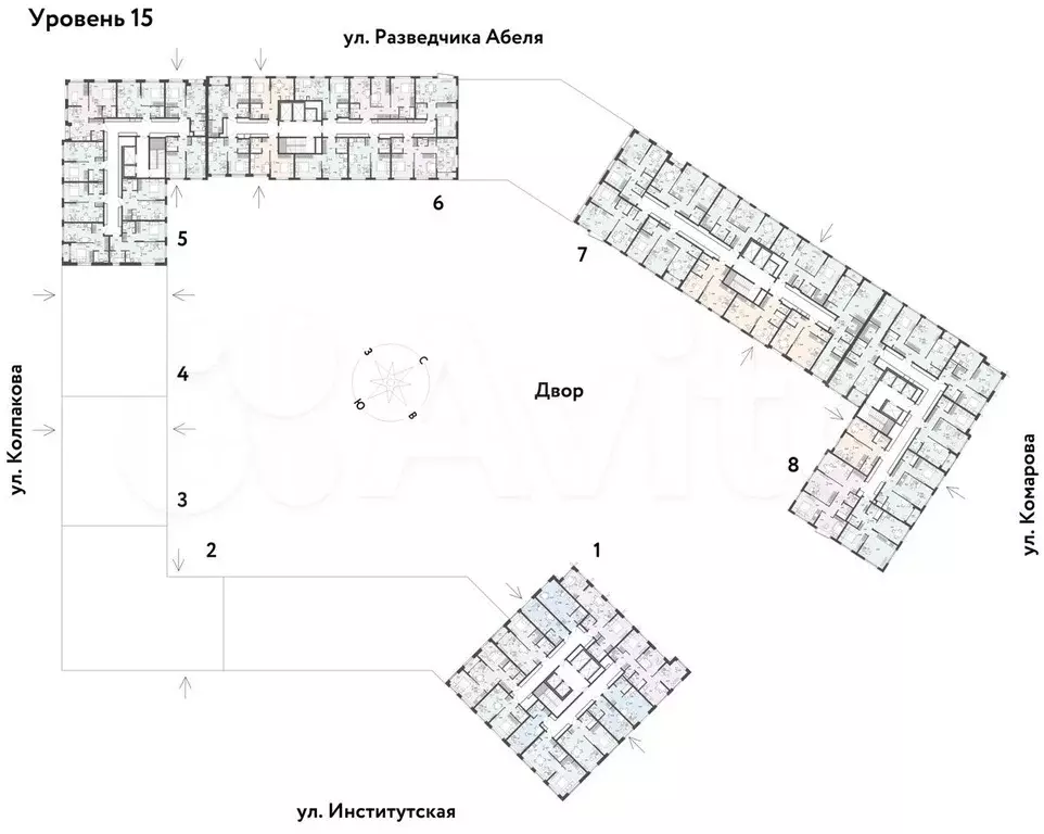 2-к. квартира, 37,7 м, 15/25 эт. - Фото 1