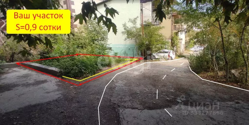 Участок в Крым, Ялта ул. Горького (1.0 сот.) - Фото 1