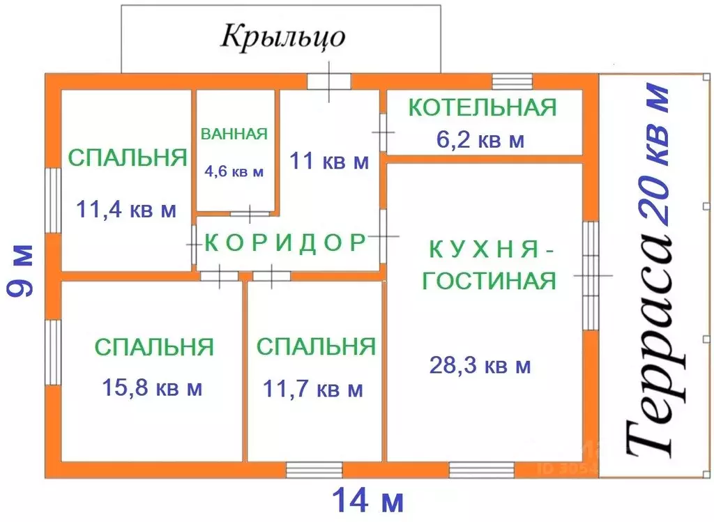 Коттедж в Свердловская область, Белоярский городской округ, пос. ... - Фото 0