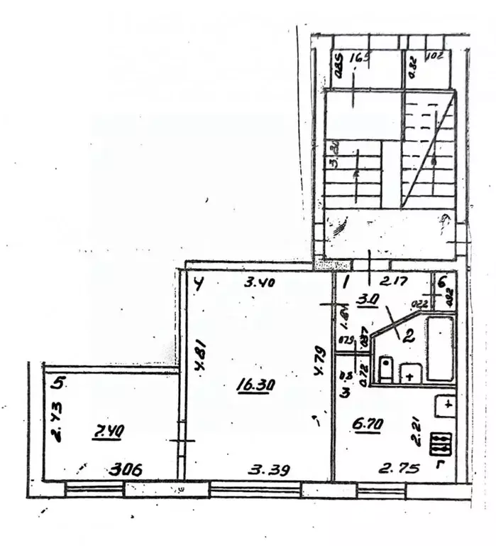 2-к кв. Самарская область, Сызрань Локомобильная ул., 39 (37.0 м) - Фото 1