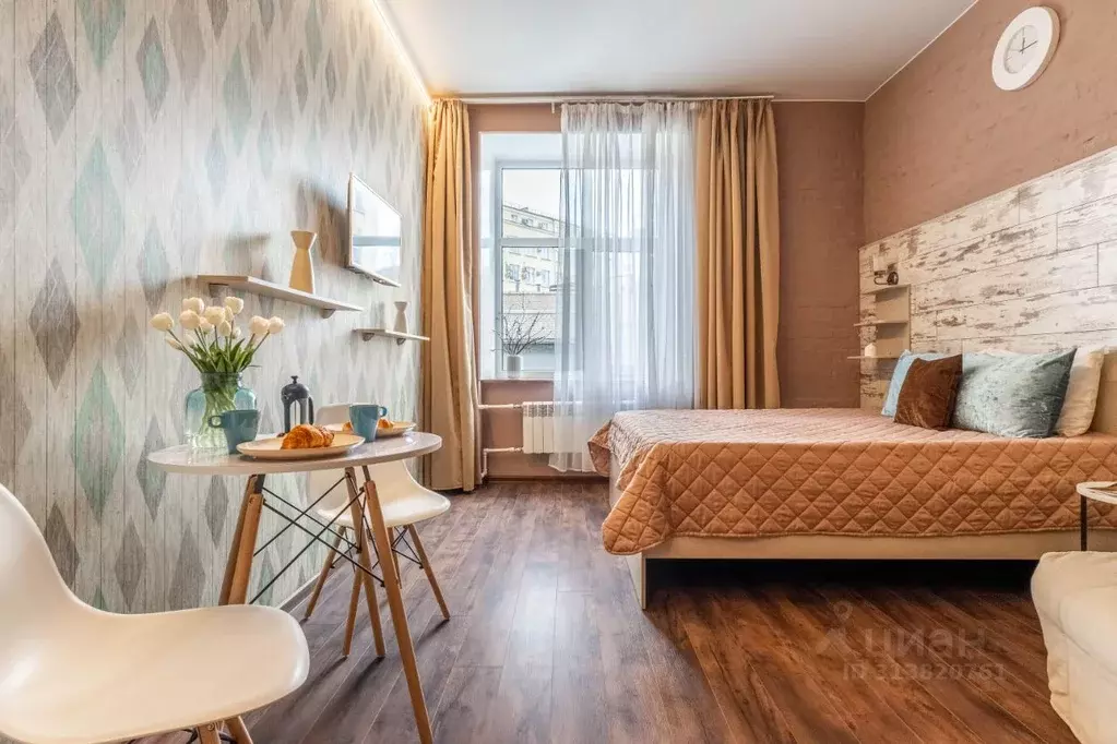 Студия Санкт-Петербург Очаковская ул., 7 (29.0 м) - Фото 1