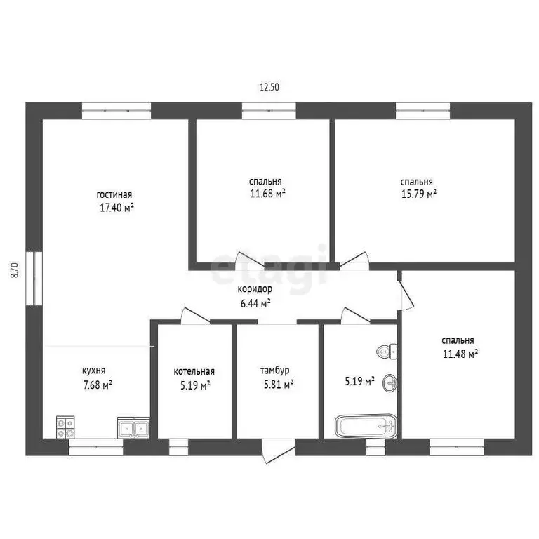 Дом в Тюменский муниципальный округ, деревня Якуши, Уфимский проезд ... - Фото 2