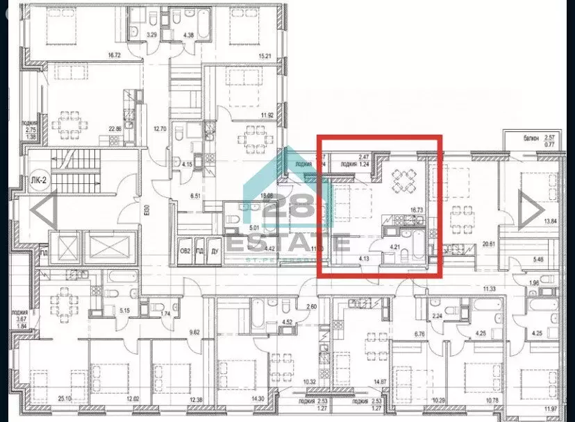 Квартира-студия: Санкт-Петербург, проспект Энгельса, 29 (26.3 м) - Фото 2