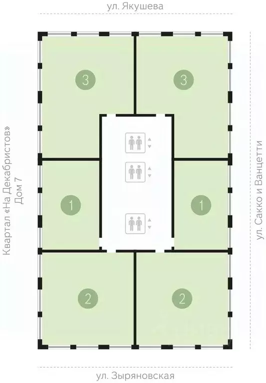 3-к кв. Новосибирская область, Новосибирск ул. Сакко и Ванцетти, 21 ... - Фото 2