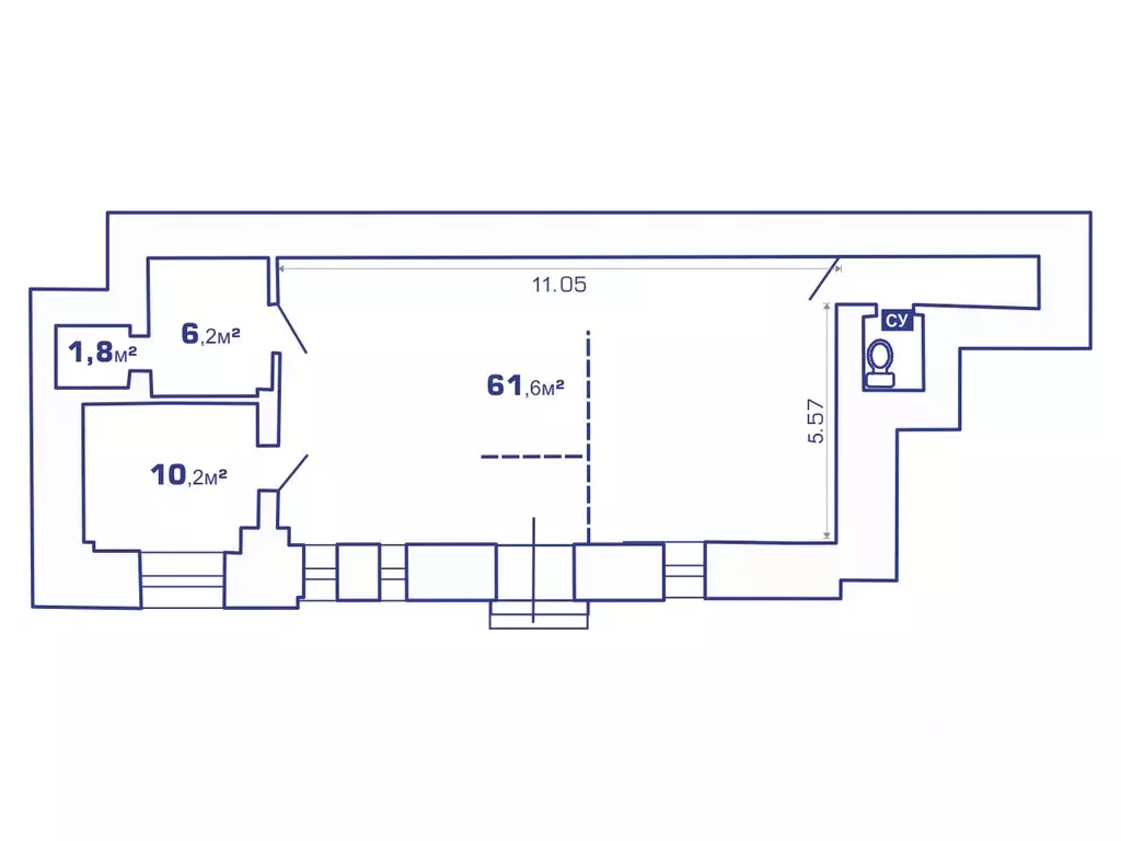 Офис в Санкт-Петербург просп. Добролюбова, 19 (84 м) - Фото 1