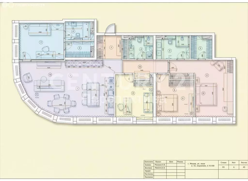 4-комнатная квартира: Москва, Дружинниковская улица, 15А (173.5 м) - Фото 1