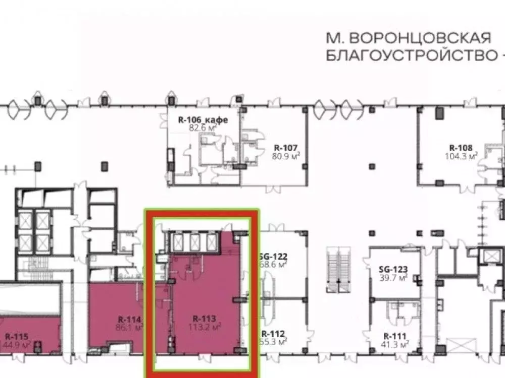 Торговая площадь в Москва Старокалужское ш., 64 (113 м) - Фото 1