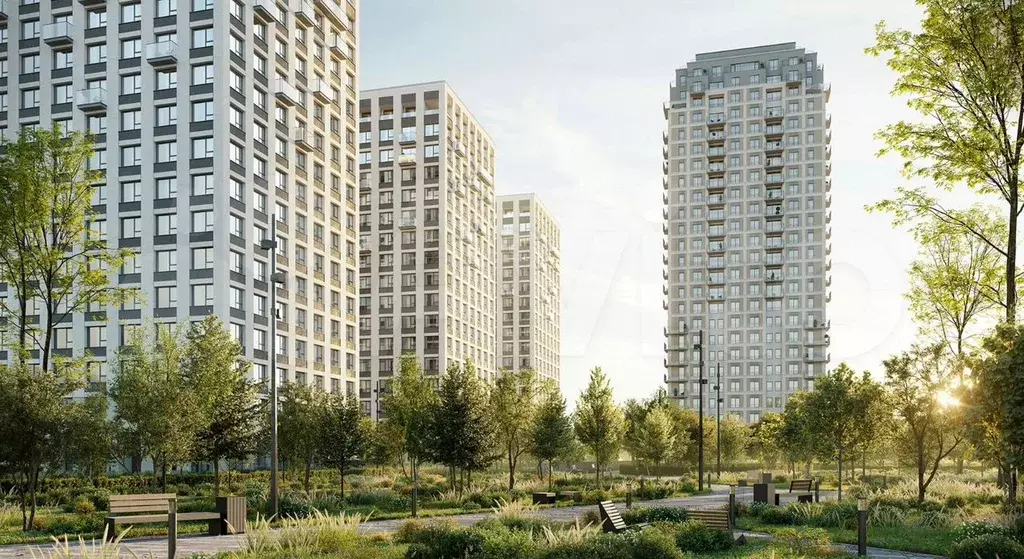 3-к. квартира, 88,8 м, 17/17 эт. - Фото 1