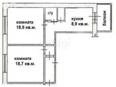 2-комнатная квартира: Абакан, улица Некрасова, 34 (56.8 м) - Фото 0