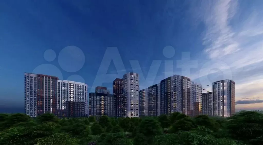 1-к. квартира, 34,8 м, 15/19 эт. - Фото 1