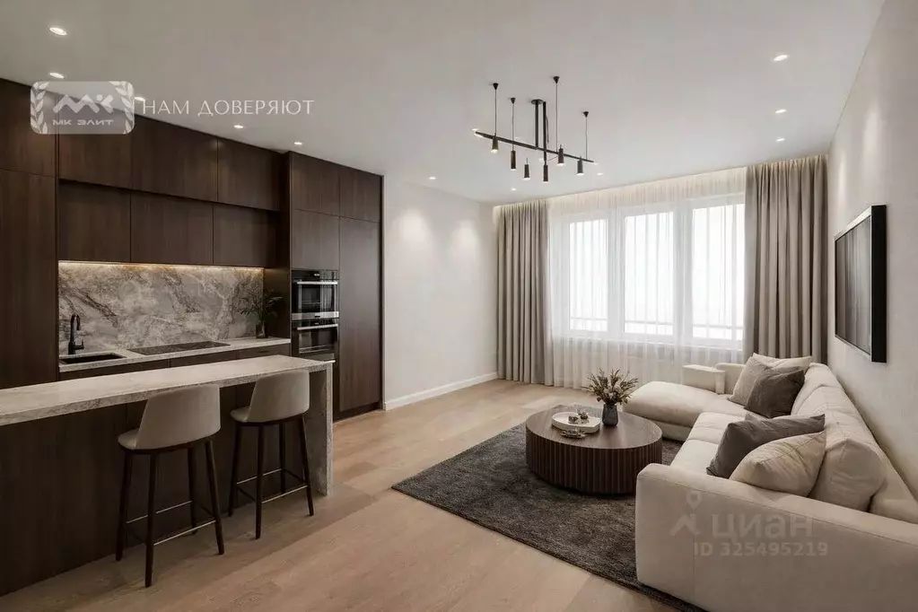 3-к кв. Санкт-Петербург наб. Миклухо-Маклая, 3к1 (86.9 м) - Фото 2