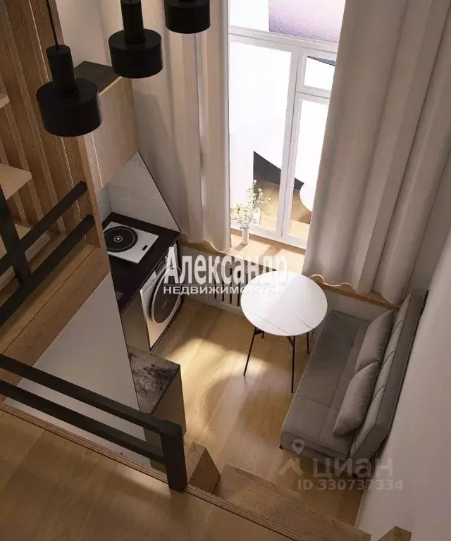 Студия Санкт-Петербург ул. Марата, 10 (18.0 м) - Фото 1