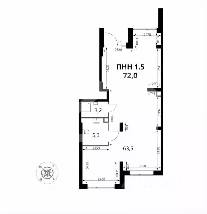 Помещение свободного назначения в Московская область, Химки ул. 1-я ... - Фото 2