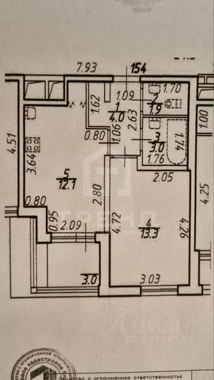 1-к кв. Санкт-Петербург Октябрьская наб., 120 (34.3 м) - Фото 2