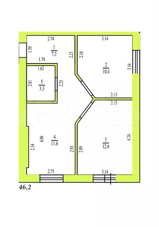 Квартира-студия, 26 м, 3/4 эт. - Фото 1