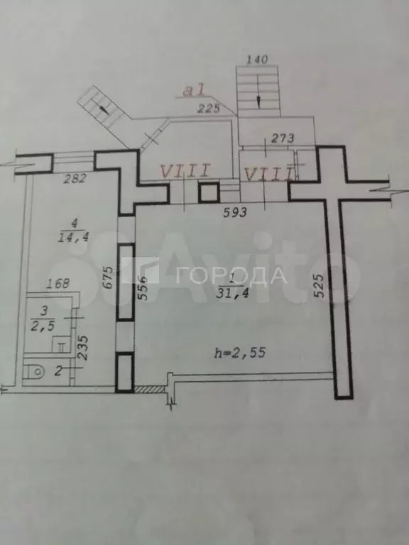 Продам помещение свободного назначения, 51.3 м - Фото 0