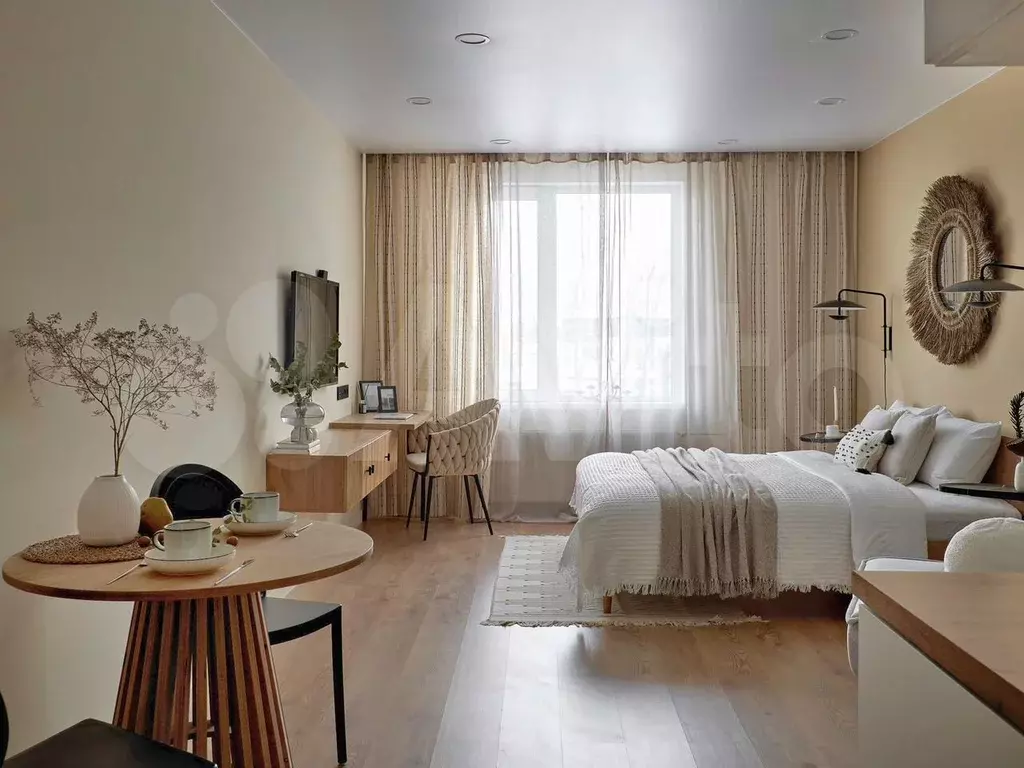 Апартаменты-студия, 28 м, 5/14 эт. - Фото 1