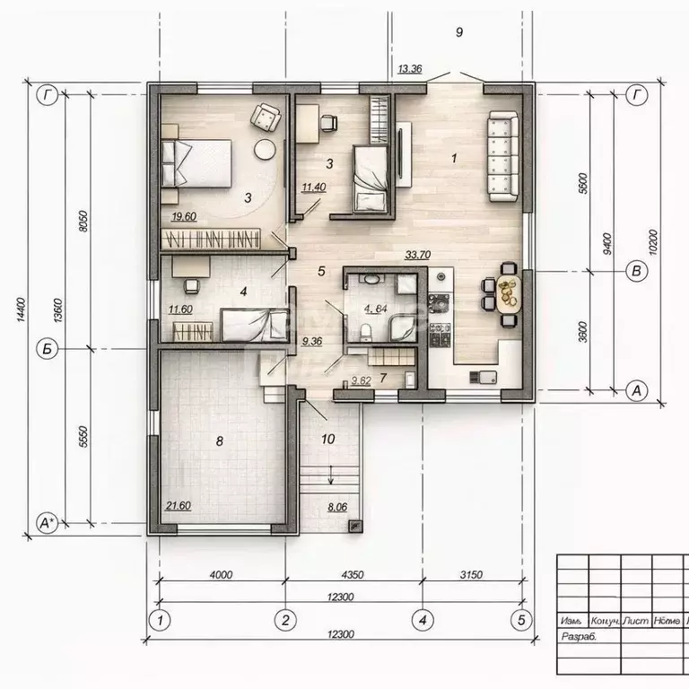 Дом в Башкортостан, Октябрьский Отрадная ул. (125 м) - Фото 1
