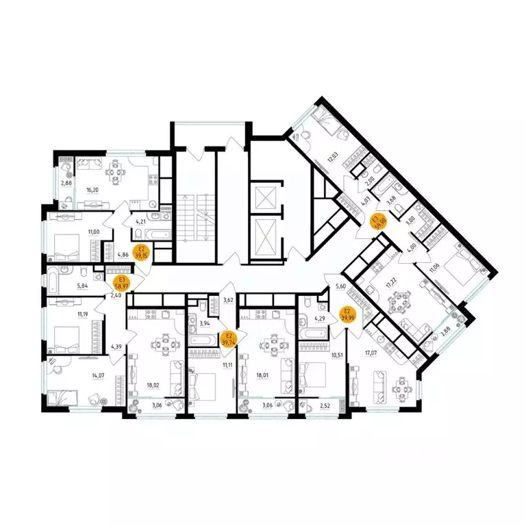 1-к кв. Рязанская область, Рязань ул. Земнухова (39.74 м) - Фото 1