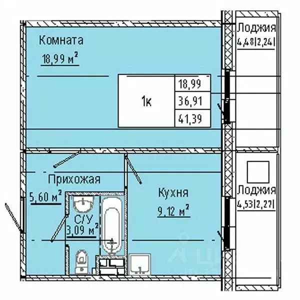 1-к кв. Омская область, Омск Солнечный мкр,  (41.39 м) - Фото 0
