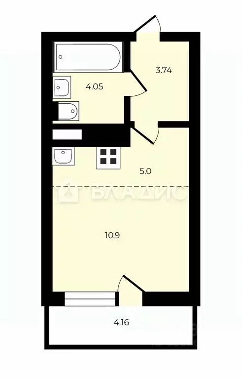Студия Ленинградская область, Всеволожский район, Заневское городское ... - Фото 2