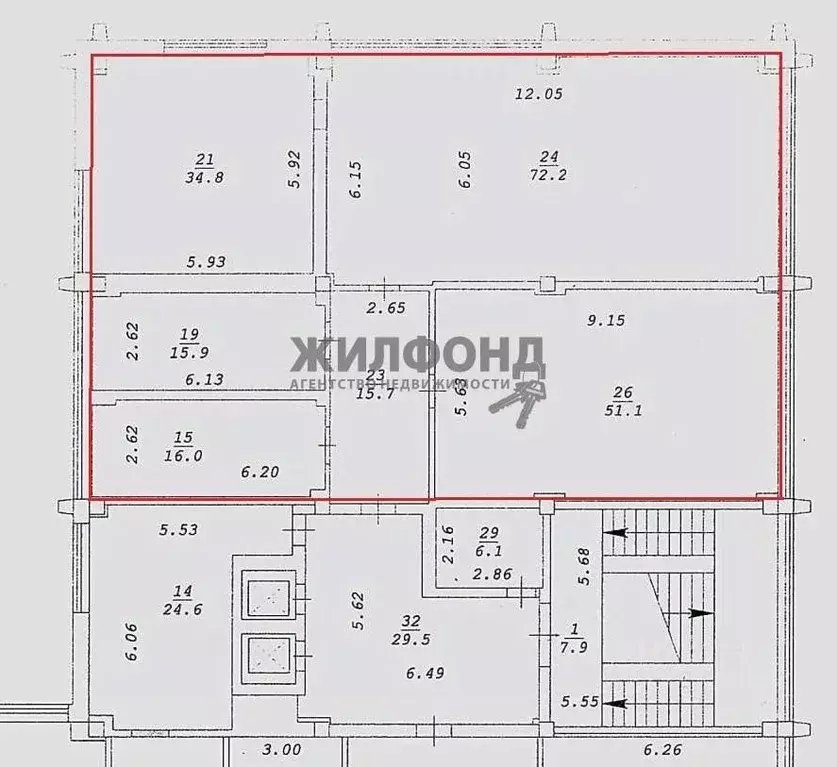 Офис в Новосибирская область, Новосибирск Серебренниковская ул., 14 ... - Фото 1