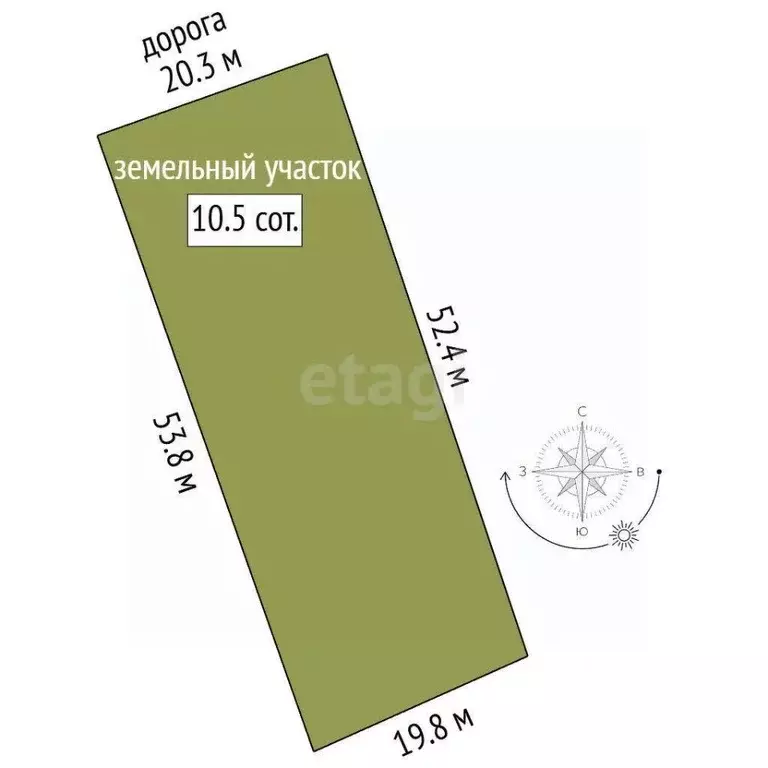 Участок в Мордовия, Зубово-Полянское городское поселение, пос. Школа ... - Фото 2