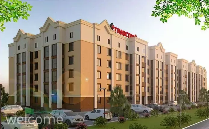 2-к кв. Ставропольский край, Ставрополь ул. Рогожникова, 21 (79.1 м) - Фото 1