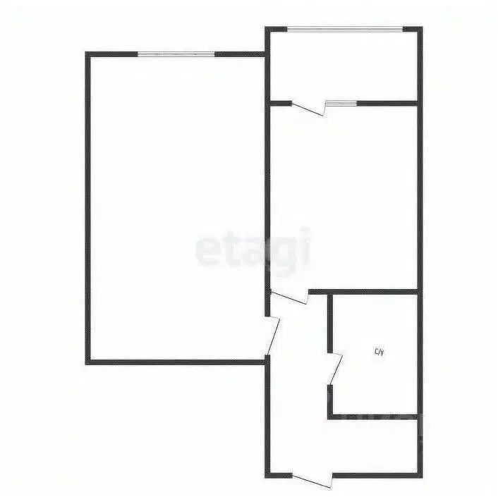 2-к кв. Курская область, Курск ул. Энгельса, 158к2 (43.2 м) - Фото 1