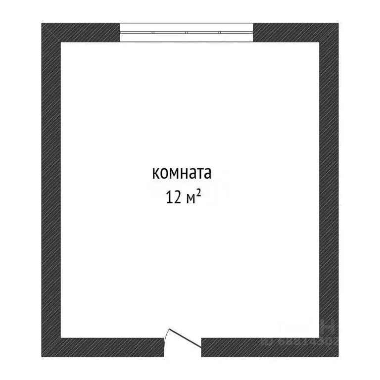 Комната Ленинградская область, Кириши Волховская наб., 24 (12.0 м) - Фото 1