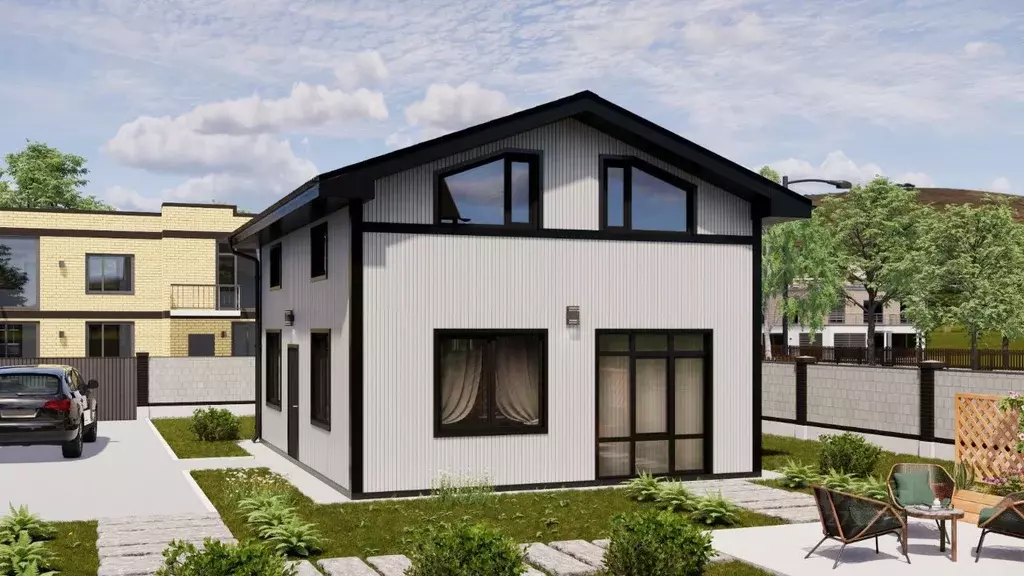 Дом в Ленинградская область, Всеволожский район, Щегловское с/пос, д. ... - Фото 2