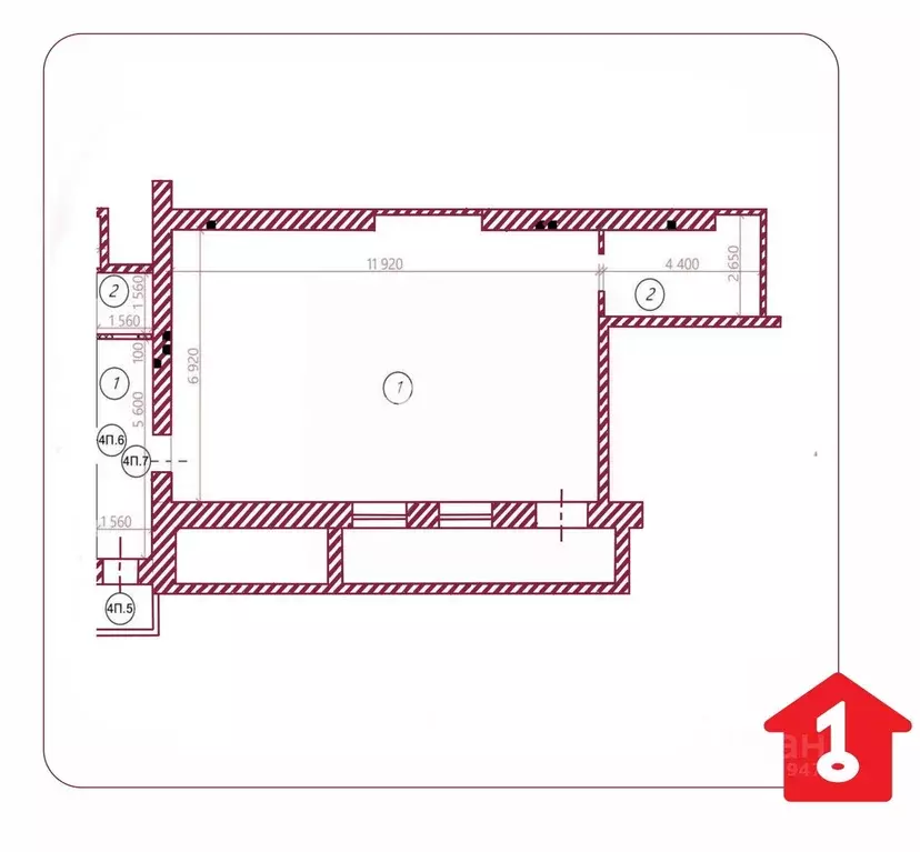 Помещение свободного назначения в Омская область, Омск Старгород мкр, ... - Фото 2