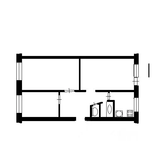 3-к кв. Челябинская область, Магнитогорск Ленинградская ул., 39 (63.3 ... - Фото 2