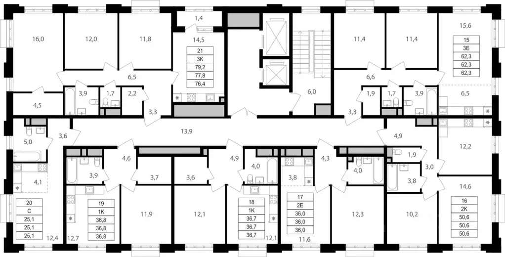 3-к кв. Москва Михалковская ул., 48С4 (77.8 м) - Фото 1