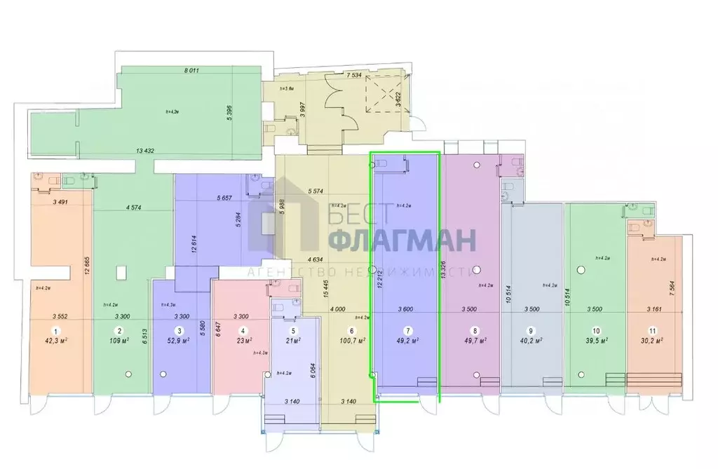 Помещение свободного назначения в Москва ул. Красная Пресня, 12 (49 м) - Фото 2
