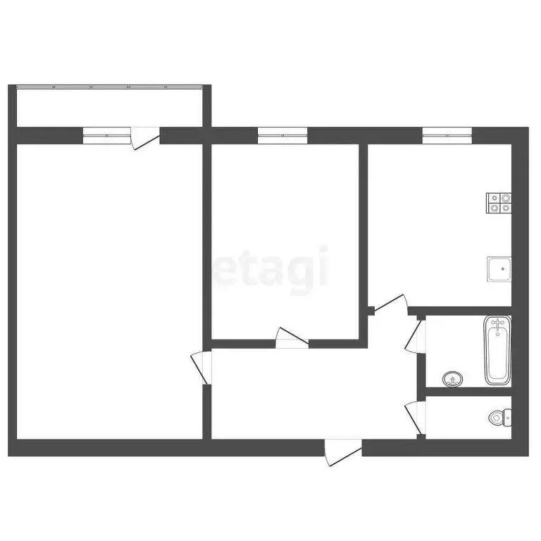 2-комнатная квартира: Тамбов, Советская улица, 190Дк1 (60.2 м) - Фото 0
