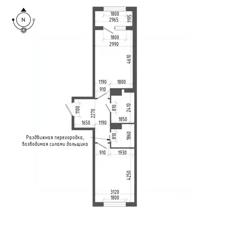 1-к кв. Санкт-Петербург бул. Измайловский, 9 (45.7 м) - Фото 1