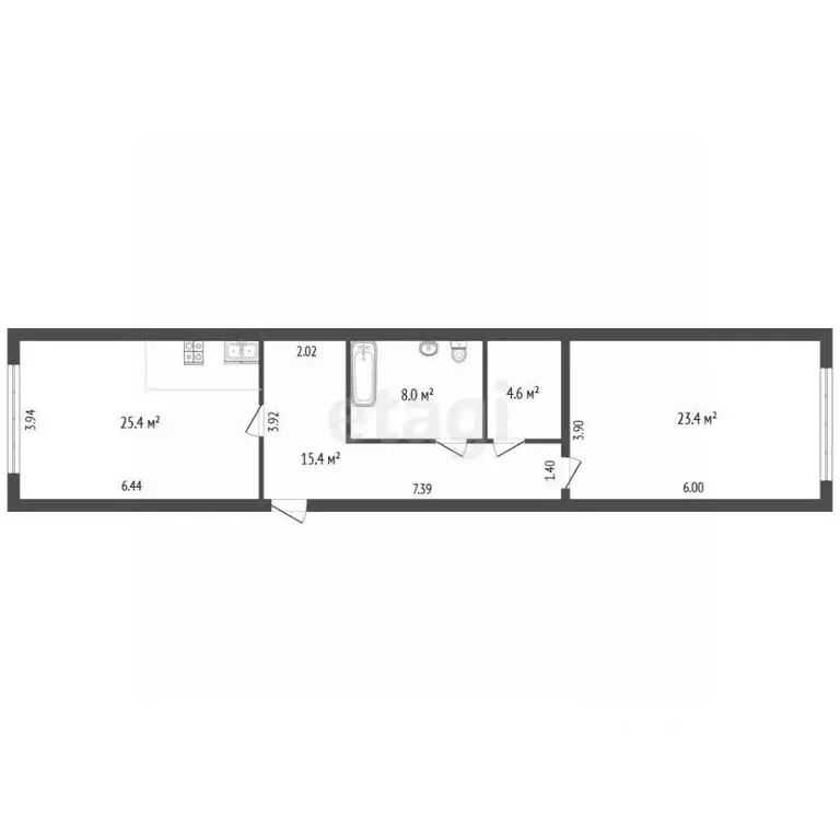 1-к кв. Ямало-Ненецкий АО, Тарко-Сале Пуровский район, Кедровая ул., ... - Фото 2