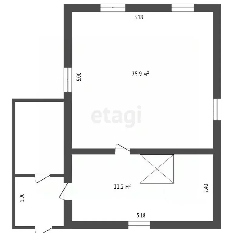 Дом в Пермский край, пос. Куеда ул. Комсомольская (37 м) - Фото 2