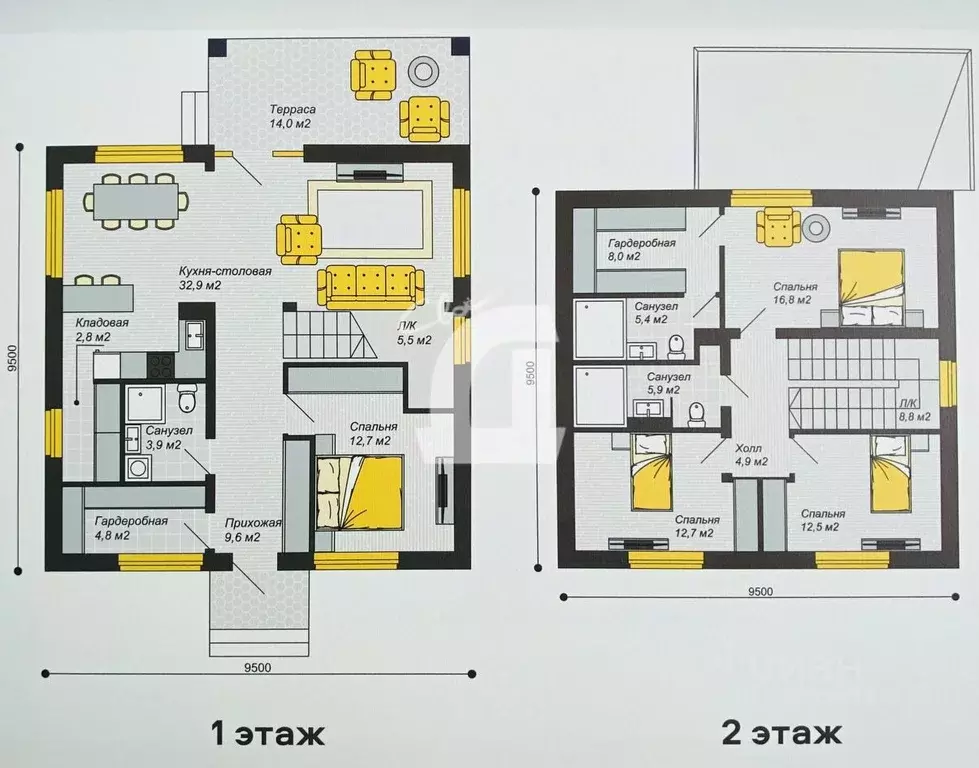 Дом в Адыгея, Тахтамукайский район, Козет аул ул. Меза, 5 (116 м) - Фото 1