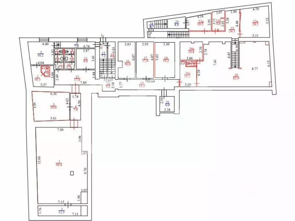 Помещение свободного назначения в Москва Большой Каретный пер., 20С3 ... - Фото 2