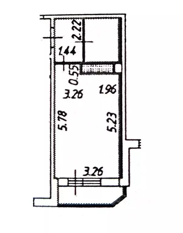 Квартира, студия, 24.8 м - Фото 1