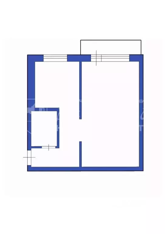 1-к кв. Кемеровская область, Юрга ул. Максименко, 2 (30.1 м) - Фото 1