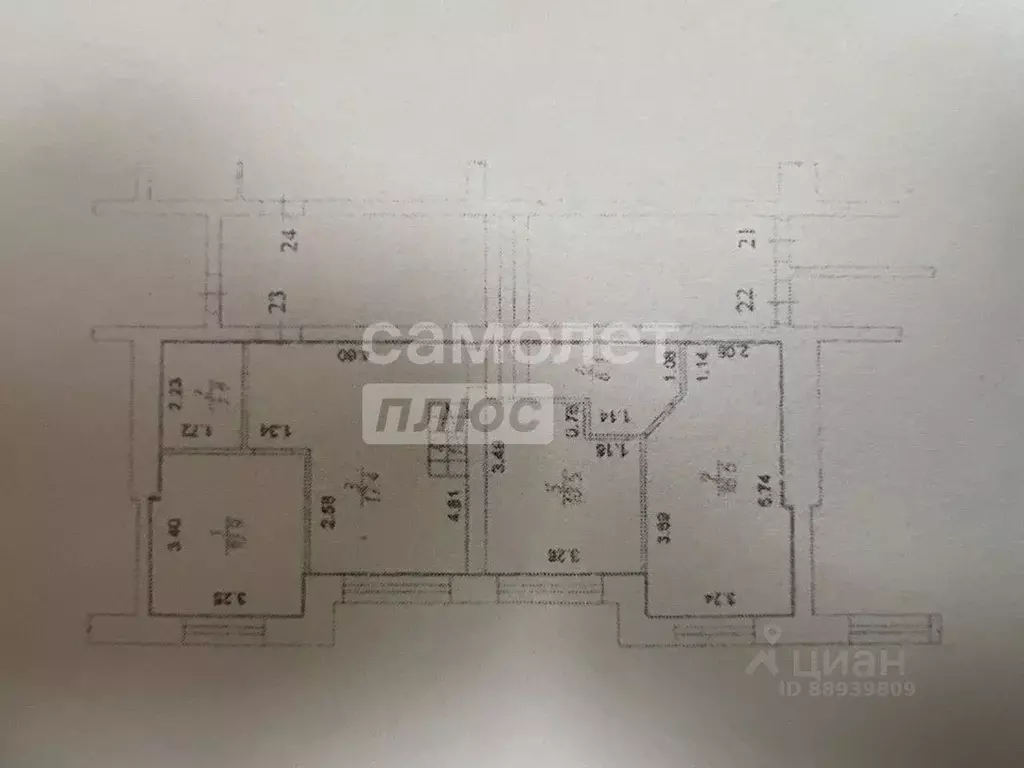 4-к кв. Калужская область, Боровск ул. Ленина, 60 (110.0 м) - Фото 2