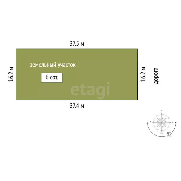 Участок в Тюменский район, ДНТ Дачи Хюгге (6 м) - Фото 0