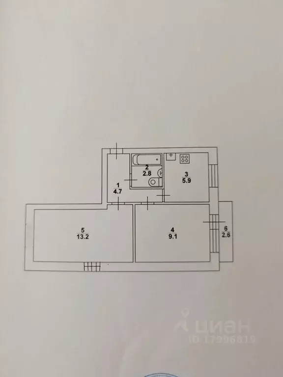 2-к кв. Саратовская область, Саратов ул. Танкистов, 65А (36.0 м) - Фото 1